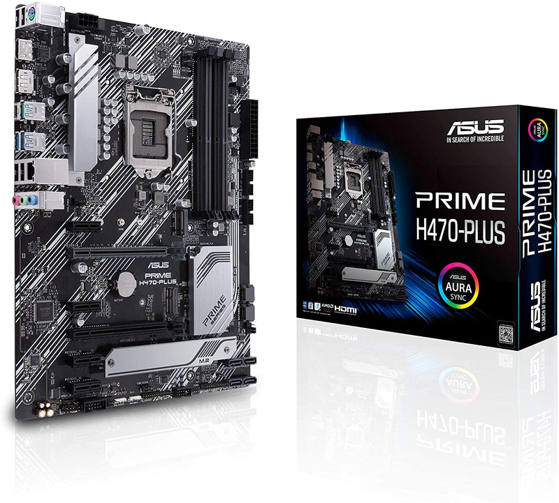 Asus Prime H470-Plus/CSM LGA 1200 Intel ATX Motherboard - اللوحة الأم
